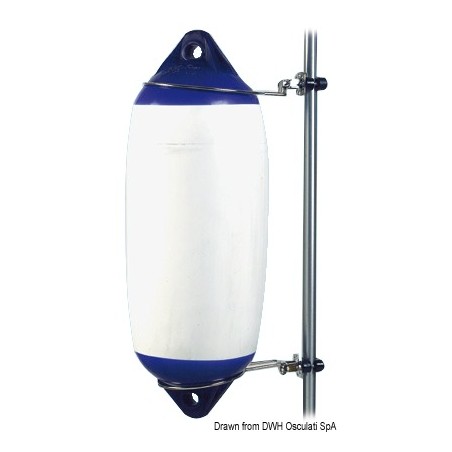 
Porte pare-battage simple repliable inox 230 mm 
