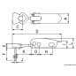 
Fermeture  levier élastique 106 mm 
