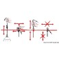 
Fixation pare-battage Fend Fix  courante 26/32 mm 
