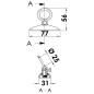 Fixation mobile pour pare-battages
Fixation mobile pour pare-battages