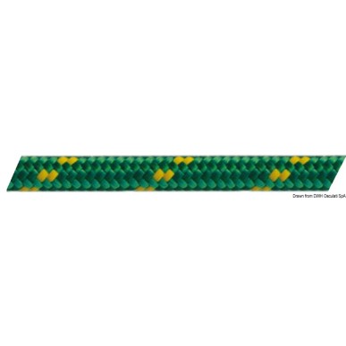 Double tresse vert Ø 4 mm | EAN 8033137078231 Ref 06.476.04
