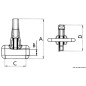 
Mousqueton inox  gâchette p. sangle 25 mm 
