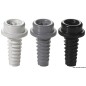 
Bouton universel CAF-COMPO filet metrique gris 

