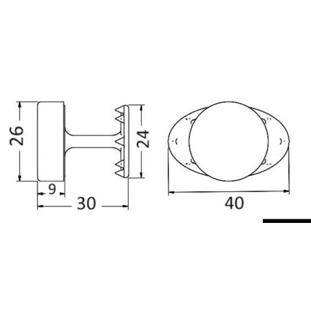 
2 ancrage magnétique FOAM ANCHORS (pos/neg) 
