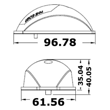 Feux de navigation EVOLED + source lumineuse LED | EAN 8033137038655 Ref 11.039.02