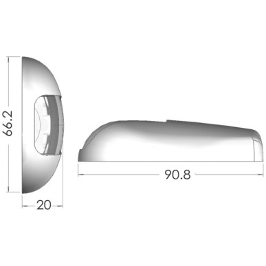 Feux de navigation LED Sea-Dog inox| EAN 8033137038297 Ref 11.049.01