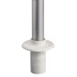 
Hampe Classic en aluminium 100 cm feu 225° blanc 
