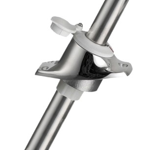 
Hampe rétractable Aisi 316 feu plastique blanc 
