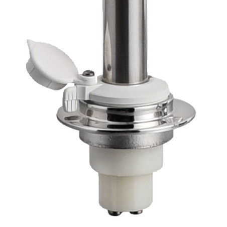 
Hampe  led extractible  encastrement blanc 
