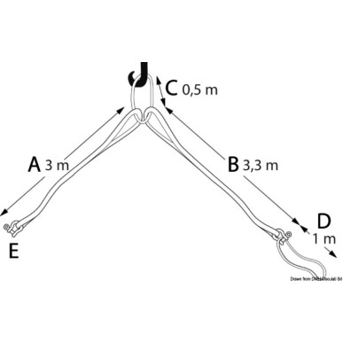 Système de levage 4 bras embarcations| EAN 8033137078408 Ref 06.587.02