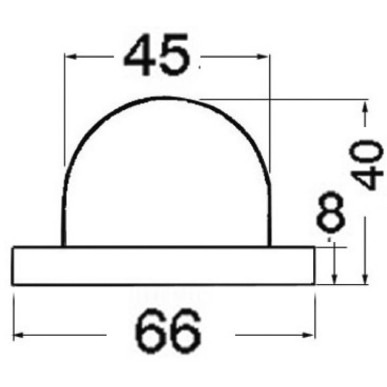 Feux de navigation Utility ABS chromé| EAN 8033137011016 Ref 11.403.01