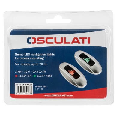 Feux LED de route Nemo| EAN 8033137199790 Ref 11.473.01BU