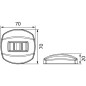 Feu navigation led NEMO -135° poupe Blister montage vertical
Feu navigation led NEMO -135° poupe Blister montage vertical