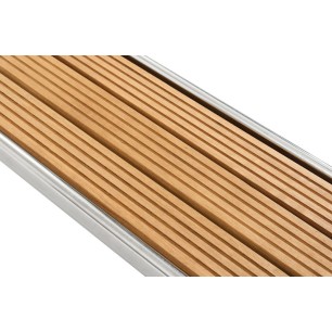 
Passerelle pliable AISI316/iroko 160 cm 
