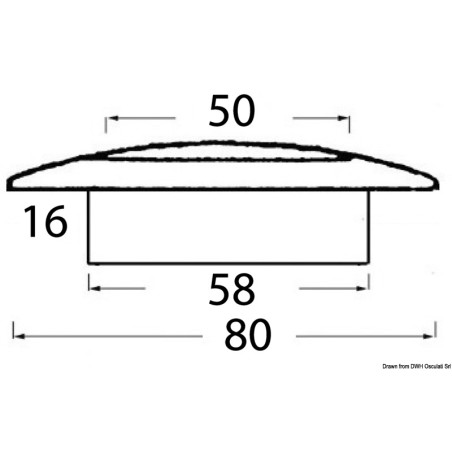 
Plafonnier étanche chromé  LED blanc 
