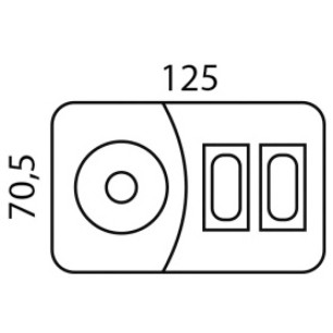
Commande joystck pour projecteur 13.227.49 
