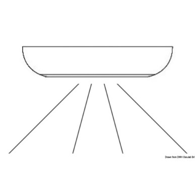 Plafonnier de service LED intérieur-extérieur| EAN 8033137204128 Ref 13.199.09