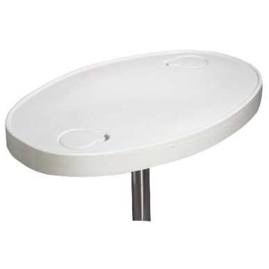 Table oval ABS blanc 77x51 cm | EAN 8033137149856 Ref 48.417.90