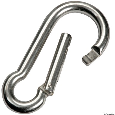 Mousqueton acier inoxydable AISI 316| EAN 8033137081255 Ref 09.190.12