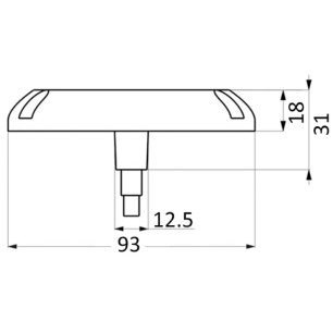 
Projecteur sous-marine  LED blanc+bleu 12/24 V 

