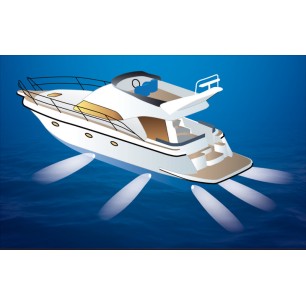 
Projecteur sous-marine 6x3W LED RGBW avec vis 

