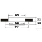 
Spot LED Capella II poli miroir blanc 1+1 LED 
