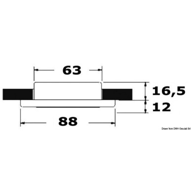 Plafonnier LED encastrer Vega| EAN 8033137057397 Ref 13.433.11