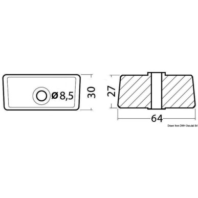 Cube pied magnésium | EAN 8033137138393 Ref 43.317.22