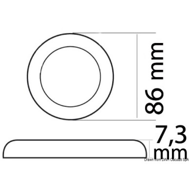 Plafonnier LED sans encastrement Procion Ref 13.442.11