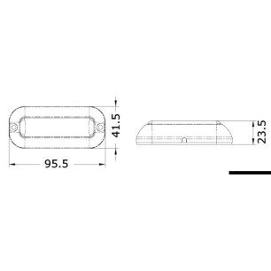 
Eclairage sous-marin  LED bleu 
