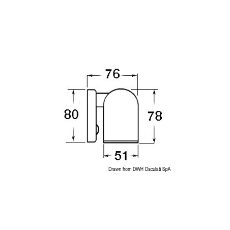 
Spot Batsystem Tube ABS chromé 12 LED 
