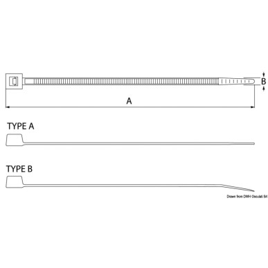 Collier nylon noir 3,5 x 140 mm | EAN 8033137106521 Ref 18.051.01