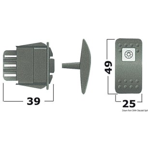 
Interrupteur ON-ON 2 LED rouge 24 V 

