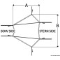 
Extension bimini avant pout T-Top 245/290 cm 
