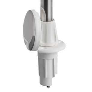 
Hampe extractible blanc 100 cm 
