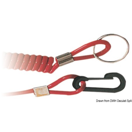 
Clé de sûreté pour moteurs Johnson/Evinrude 3 bras 
