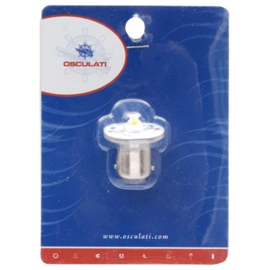 Ampoule LED feux de mouillage BA15D pivots baïonette alignés| EAN 8033137033094 Ref 14.223.00