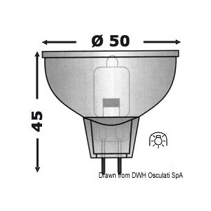
Ampoule halogène MR 16 12 V 

