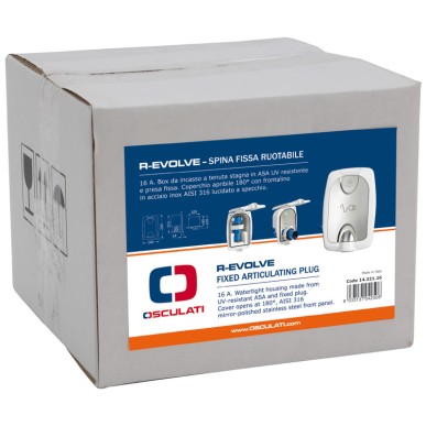 Prise électrique fixe tournante R-Evolve| EAN 8033137042508 Ref 14.321.16