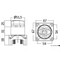 
Coupe-batterie commandé electriq  distance 275 A 
