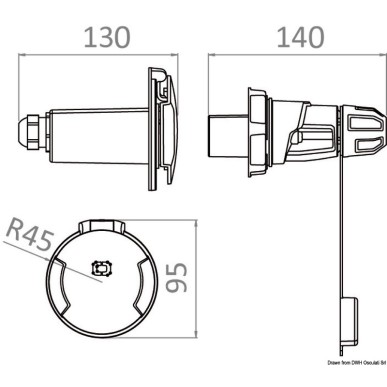 Prise+ fiche Cruiser 16A Ref 14.416.40