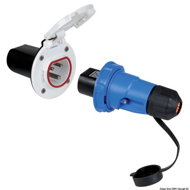 Prise+ fiche Cruiser 16A| EAN 8033137223495 Ref 14.416.01