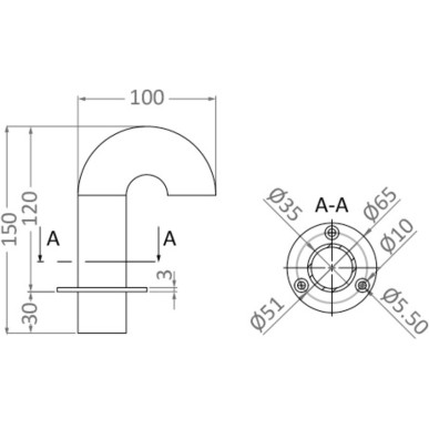 Sortie pipe| EAN 8033137091247 Ref 14.481.92