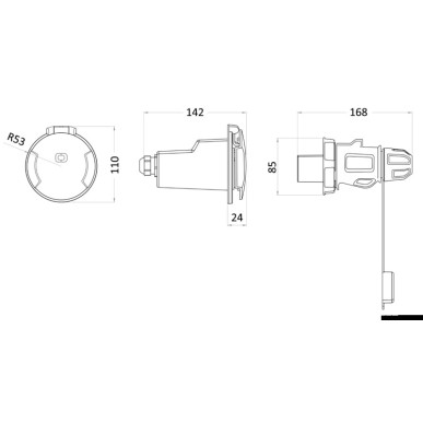 Prise+ fiche Cruiser 32A Ref 14.432.01