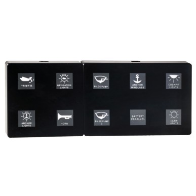 Panneau électrique tactile programmable + contrôleur CAN-BUS Ref 14.691.04