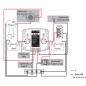 
Relay sensible  la tension VSR avec isolateur starter 
