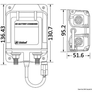 Coupleur batterie/Relais automatique de recharge intelligente bistable LITTELFUSE®| EAN 8033137195273 Ref 14.921.35