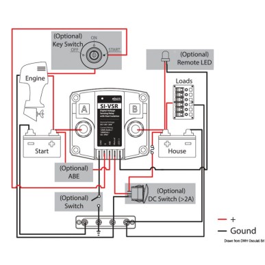 Relais sensible la tension VSR + isolateur Starter| EAN 8033137220708 Ref 14.921.91