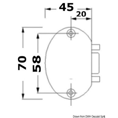 Déclic nylon simple antivibration | EAN 8033137064586 Ref 38.180.02