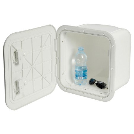 
Caisson blanc avec porte 285 x 285 mm façade L 
